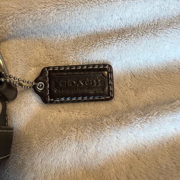 Coach Signature Large Zoe Hobo/Shoulder Bag in Khaki Outside Needs Cleaned - Picture 6 of 8